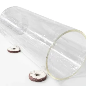 Cast Clear PMMA Acrylic Tube Large Diameter Extruded Round Transparent Plastic Acrylic Pipe In Various Size