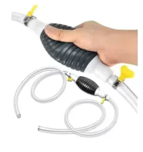 Ceramic Manual Fuel Pump Syphon Car Oil Hose Hand Fuel Tank Sucker for Ball Clamp for Petrol Diesel Liquid Transfer