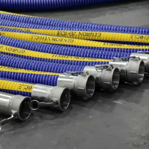 Chemical Composite Hose SGT PTFE Hose for Strong Acid Oxidizing Chemical Liquid Marine Delivery
