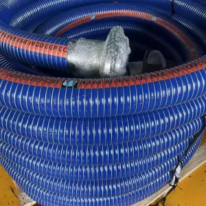 Chemical Composite Rubber Hose 3inch Flexible with Steel Wire Acid Alkali Resistant Cutting for Tanker