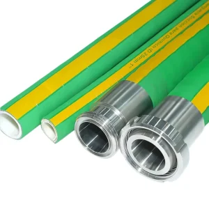 Chemical Suction Discharge Composite Hose Heavy Duty EPDM Rubber Single Steel Wire Braid Reinforced Cutting Food Grade