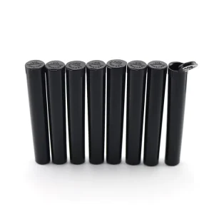 Child Proof Packaging Plastic Tube 98mm 109mm 120mm Squeeze Pop Top Tubes Storage Container