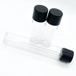 Child Proof Resistant Plastic Tube Plastic Vial With Screw Lid Flower Packing