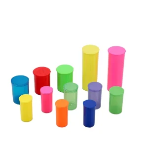 Child Resistant Biodegradable Plastic Pop Top Vial Plastic Material Pharmaceutical Round PP Pill Tube