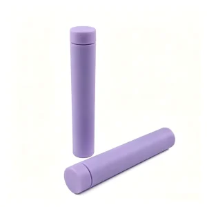 Child Resistant Plastic Containers 22*115/120/130mm Custom Color, Printing & Sticker Childproof PET Roll Tubes