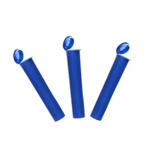 Child Resistant Plastic j Pre Colored Roll Tubes