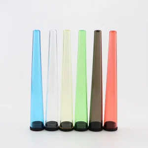 Child Resistant Pop Top Cone Tubes 85mm 98mm 110mm Black Green Red Blue Plastic Squeeze Tubes for Packaging Industrial