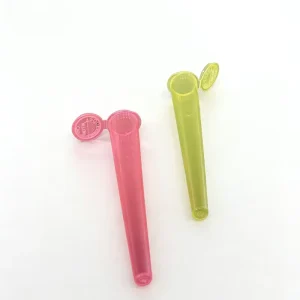 Child Resistant Pop Top Conical Tubes 98mm 109mm Customizable Colors PP Plastic Child Proof Containers for Medicine