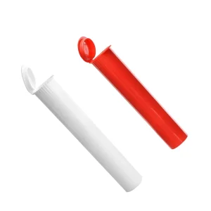 Child Safety Pre Colored Roll Tubes 116mm Plastic Tube Packaging
