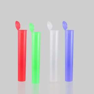 Childresistant Cap Sealing pp Pop Top Tubes for Rolling Paper Cones Smell Proof Plastic pp Tubes