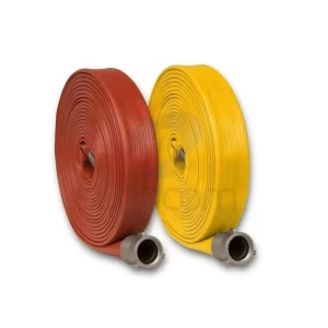 China Factory Direct American Rubber Covered Fire Hose High Pressure Firefighting Equipment Irrigation Water Supply Accessory