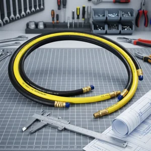 China Factory Export Air Water Oil Delivery Multipurpose Hose Cutting Service Black -40C to +100C