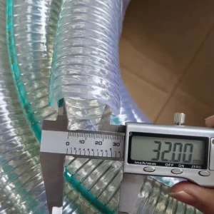 China Factory Food Grade PVC Steel Wire Reinforced Flexible Hose for Liquid Delivery Such As Milk and Beverages