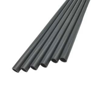 China Factory Outlet Grey Plastic Rounded Tube ABS PE PVC Pipe Tube for Any Size