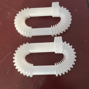 China Factory PE HDPE Blow Molding Fuel Oil Hose 39cm Collapsible Corrugated Tube for Plastic Jerry Can