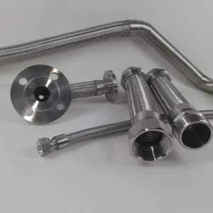China Factory Stainless Steel 304 316L 321 Metal Corrugated Metal Hose for Air Gas Oil