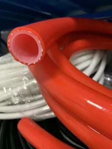 China Made Anti-Corrosion Silicone Hose 1mm*2mm 14mm*18mm UV Stabilized RIR Ozone Tubing Flexible Red Injection Molding Cutting