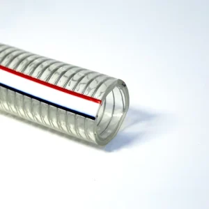 China Manufacturer Flexible Hose Transparent Steel Wire Reinforced Tube Pvc Plastic Pipe