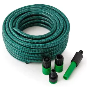China Supplier PVC Garden Hose 1/2 5/8 Plastic Connector Water Hose Pipe 25FT 50FT Soft Flexible for Gardening Irrigation
