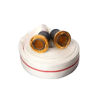 Chinese Factory Direct Sales Agriculture Canvas Fire Hose Flexible Durable PVC Rubber Lining Fire Fighting Equipment Accessories