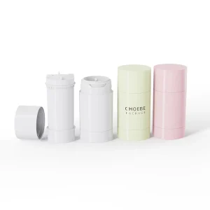 Choebe 15ml-70ml PCR Eco Friendly PP Plastic Refillable Deodorant Stick Container Twist up Serum Gel Skin Care Tube