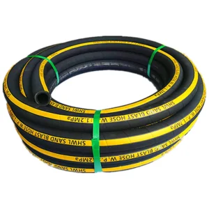 Classic Design Wear-Resistant Sandblasting Hose Industrial Abrasive Rubber Air Hose Black Color
