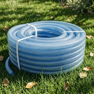 Clear Durable PVC Fiber Reinforced Soft Flexible Hose Pipe Braided PVC Hose Pipe 100m Length