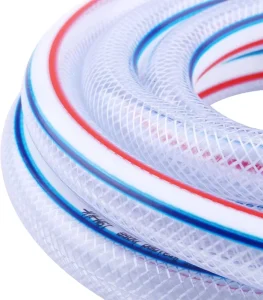 Clear Fiber Reinforced High Pressure PVC 1 Inch Industrial Hose Flexible Water Pipe with Anti UV & Durable Features