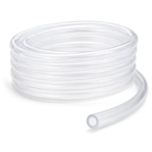 Clear Flexible Plastic Tubing Transparent PVC PU Silicone Hose Pipe Food Grade General Purpose 0.25 Inches Wall Thickness