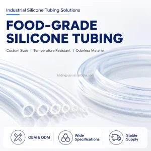 Clear Flexible Silicone Tubing Custom Size Transparent Silicone Hose Pipe Industrial Silicone Tube With OEM ODM