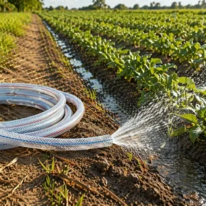 Clear PVC Fiber Reinforced Soft Flexible Hose Pipe Braided PVC Nylon Hose Pipe