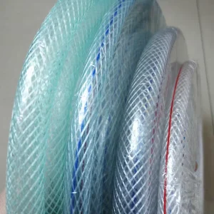 Clear PVC Fiber Reinforced Soft Flexible Hose Pipe Braided PVC Nylon Hose Pipe