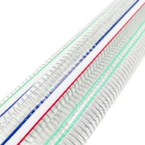Clear PVC Steel Wire Reinforced Hose Lightweight Flexible Hose for Aquarium Fish Pond