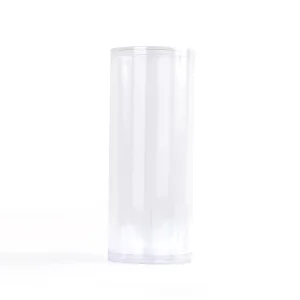 Clear Plastic Cylinder Packaging Box Round PVC Tube Container for Cosmetics Toys Candy and Gift Packaging