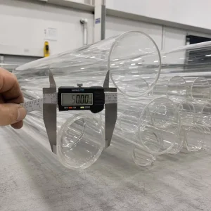 Clear Polycarbonate Acrylic PMMA Tube Rigid Plastic Pipe 10-500mm Diameter for Aquarium Packaging LED Lighting Extrusion Cutting