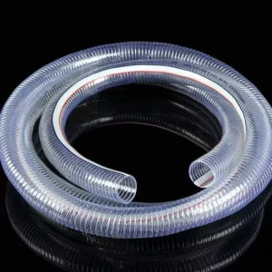 Clear Steel Wire Reinforced Plastic PVC Hose High Temperature PVC Transparent PVC Hose