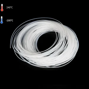 Clear Translucent PTFE Tubing Capillary Tube Pipe Hose 200℃ ~ 260℃ High Temp Small Diameter PTFE Plastic Tube