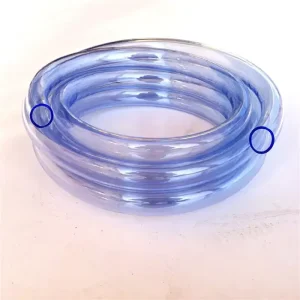 Clear Tube Plastic Vinyl Tubing Fiber Braided Hose Reinforced PVC Tube Pipe Hose for Water Transfer White Color