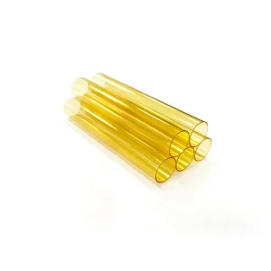 Clear transparent reusable recyclable plastic cylinder mascara tube customized plug secure cap packaging tube