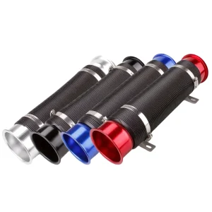 Cold Air Intake Turbo Inlet Pipe Adjustable Duct Hose Car Manifold Aluminium Tube Cooling Systems Turbine Admission Universal