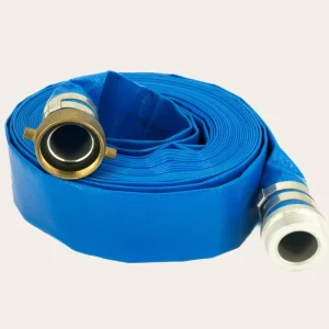 Collapsible Blue High Pressure Heavy Duty PVC Lay Flat Water Pump Pool Discharge Layflat Hose 1 2 3 6 8 10 12 Inch
