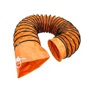 Collapsible PVC Flexible Air Duct High Temperature Resistant Vent Hose Portable Ventilation Tube for Exhaust Fan Blower