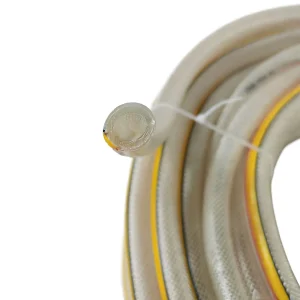 Color Customizable Clear Braided PVC Hose High Pressure Kink Resistant Non Toxic Flexible Tube for Garden Use 4-75mm