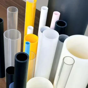 Colorful Durable Rigid PVC ABS PP PE PMMA Plastic Round Tube Custom Pipe for Industrial Use ISO90001 Certified OEM ODM Available