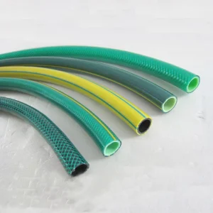 Colorful Extruded PVC Fiber Reinforced Hose High Pressure UV Resistant Durable 150 psi Water Hose