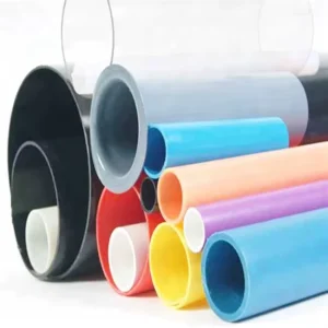 Colorful Plastic Pipe Black Acrylic Tube