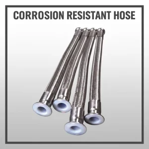 Compensator Stainless Steel Flexible Metal Flange Woven Ptfe Flexible Metal Hose DN50