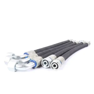 Competitive Price Steel Wire Braided Rubber Hydraulic Hoses and Fittings