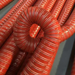 Compressible High Temp Resistant Leak-proof Silicone Duct Hose Heavy Duty Silicone Ducting Hose