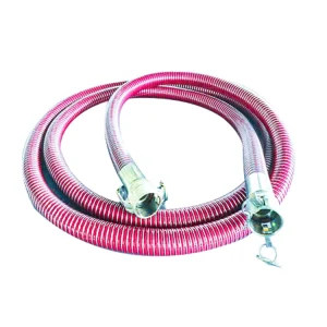 Corrosion Resistant Blue Lined Composite Hose PTFE Lined Chemical Transfer Hose for Industrial Use
